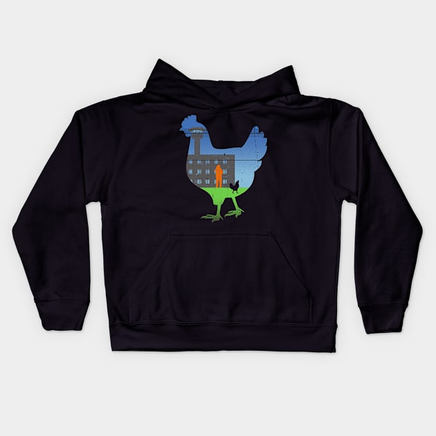 The Chickening Kids Hoodie by alecxps